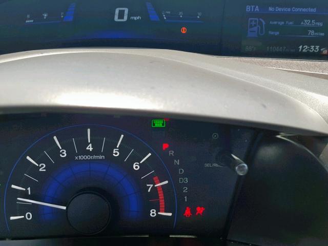 19XFB2F95CE048353 - 2012 HONDA CIVIC EXL 银色 照片 8