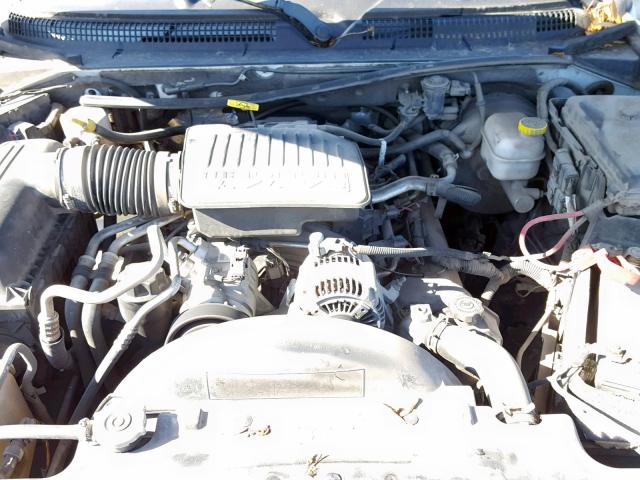 1D7HE48N25S218907 - 2005 DODGE DAKOTA QUA WHITE photo 7