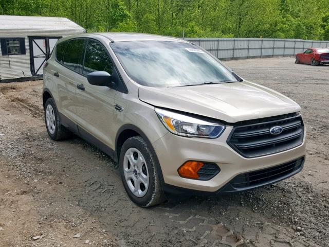 1FMCU0F73HUB23183 - 2017 FORD ESCAPE S TAN photo 1