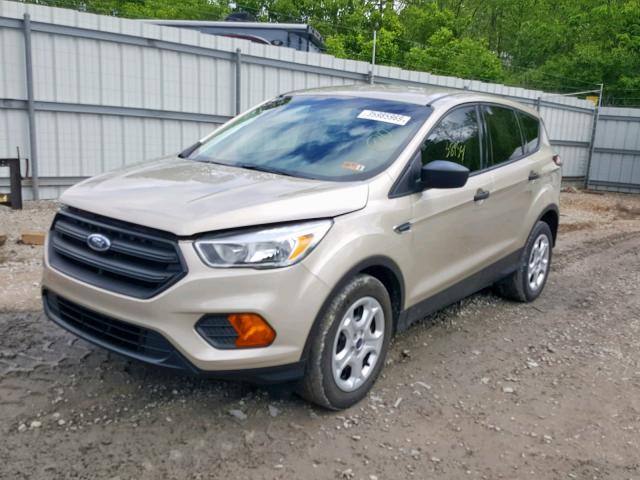 1FMCU0F73HUB23183 - 2017 FORD ESCAPE S TAN photo 2