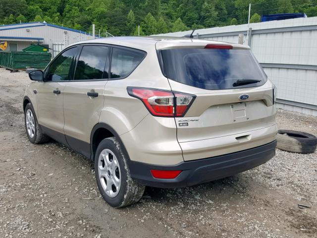 1FMCU0F73HUB23183 - 2017 FORD ESCAPE S TAN photo 3