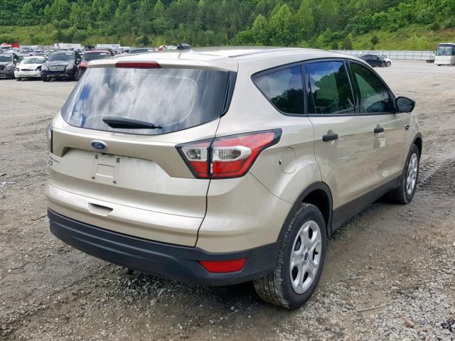 1FMCU0F73HUB23183 - 2017 FORD ESCAPE S TAN photo 4