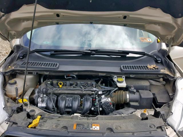 1FMCU0F73HUB23183 - 2017 FORD ESCAPE S TAN photo 7