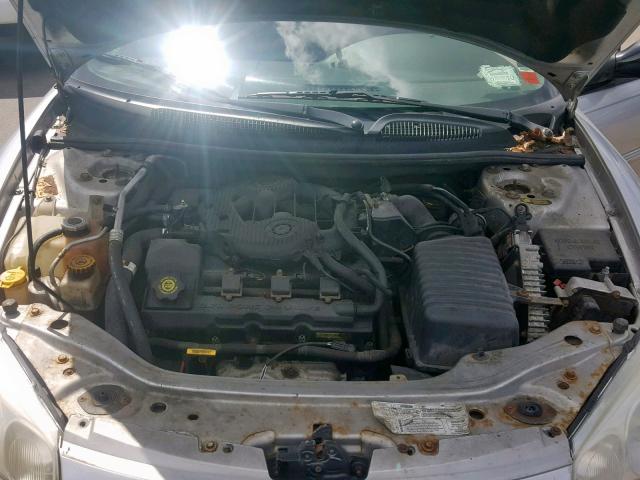 1C3EL75RX4N209935 - 2004 CHRYSLER SEBRING GT SILVER photo 7