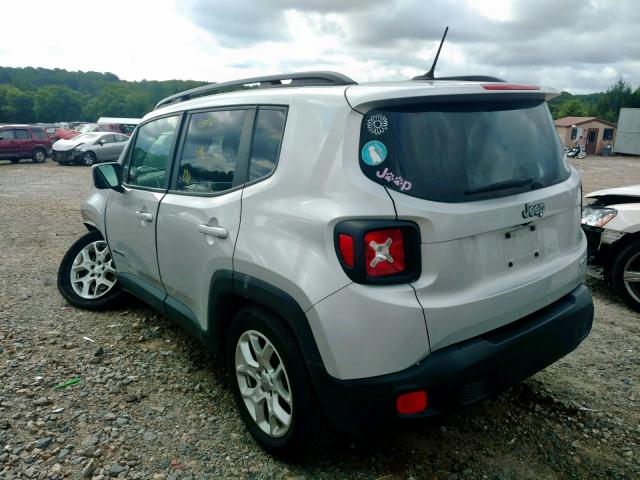 ZACCJABT0FPC33869 - 2015 JEEP RENEGADE L SILVER photo 3