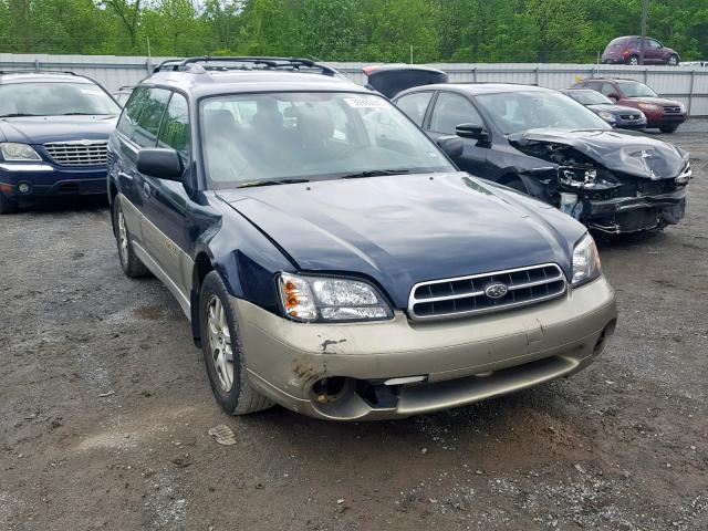 4S3BH675XY7632500 - 2000 SUBARU LEGACY OUT BLUE photo 1