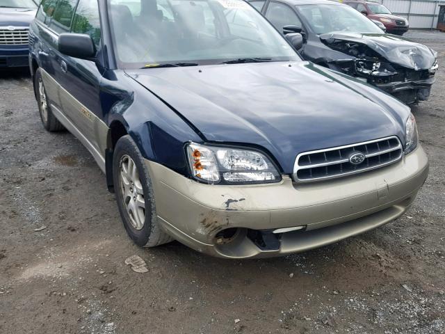 4S3BH675XY7632500 - 2000 SUBARU LEGACY OUT BLUE photo 9