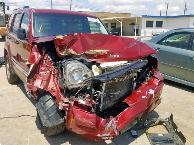 1J4PP5GK0BW508834 - 2011 JEEP LIBERTY LI RED photo 1