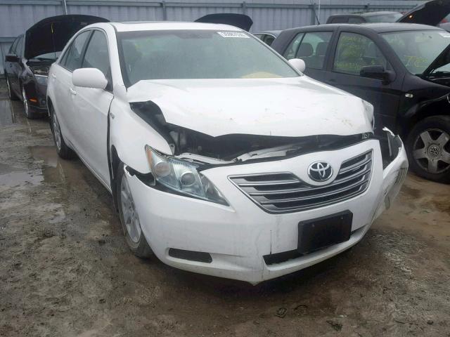 4T1BB46KX9U065216 - 2009 TOYOTA CAMRY HYBR WHITE photo 1