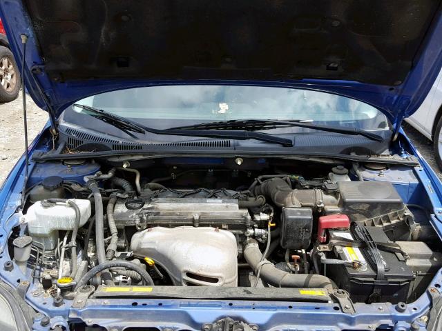 JTKDE167760127102 - 2006 TOYOTA SCION TC BLUE photo 7