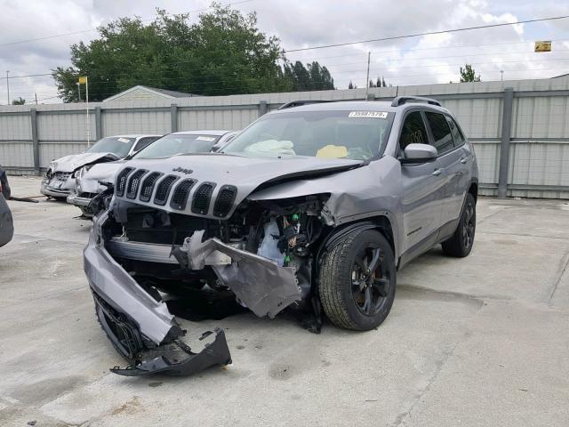 1C4PJLCS4GW229959 - 2016 JEEP CHEROKEE L GRAY photo 2