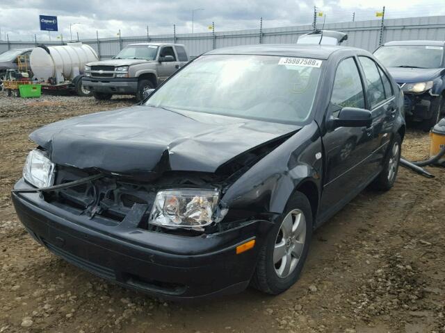 3VWSA29M8YM181569 - 2000 VOLKSWAGEN JETTA GLS BLACK photo 2