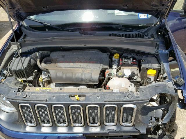 ZACCJBAB7HPG13731 - 2017 JEEP RENEGADE S BLUE photo 7