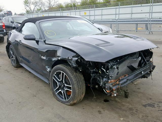 1FATP8FF3K5115576 - 2019 FORD MUSTANG GT BLACK photo 1