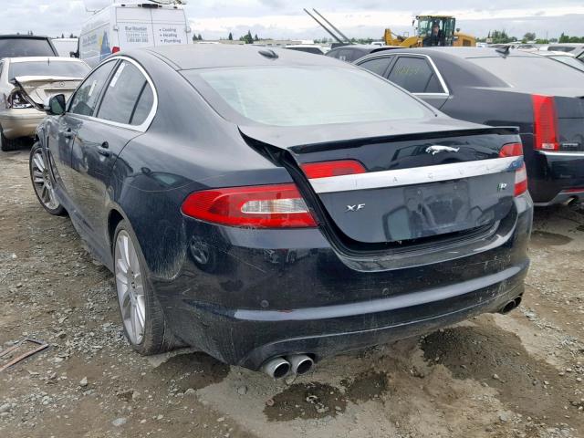 SAJWA0JC3BMS07334 - 2011 JAGUAR XF R BLACK photo 3