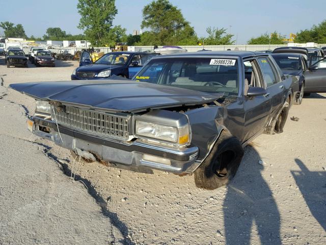 1G1BN51E8KR219099 - 1989 CHEVROLET CAPRICE CL GRAY photo 2