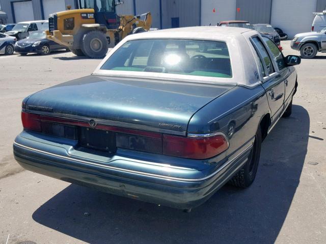 2MELM7463TX601450 - 1996 MERCURY GRAND MARQ GREEN photo 4