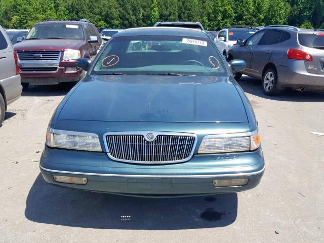 2MELM7463TX601450 - 1996 MERCURY GRAND MARQ GREEN photo 9