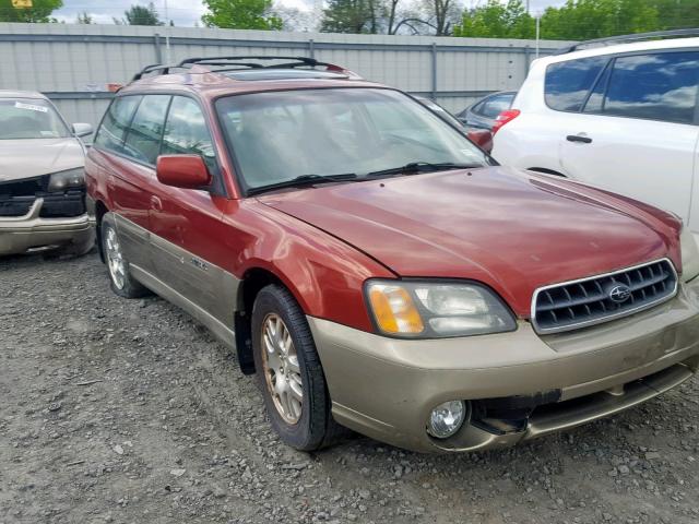 4S3BH686947626625 - 2004 SUBARU LEGACY OUT BURGUNDY photo 1