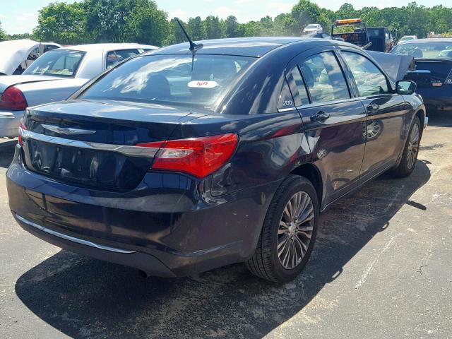 1C3CCBAB4CN114112 - 2012 CHRYSLER 200 LX BLACK photo 4