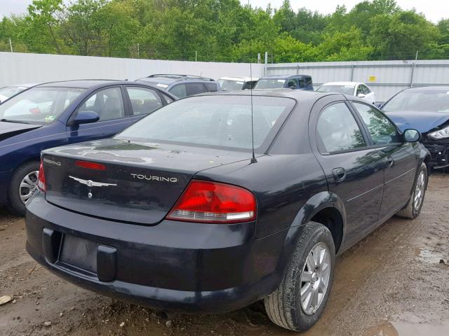 1C3EL56R44N239175 - 2004 CHRYSLER SEBRING LX GRAY photo 4