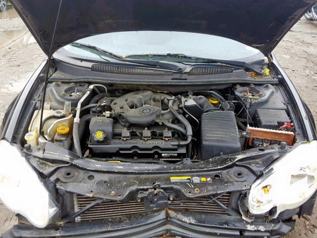 1C3EL56R44N239175 - 2004 CHRYSLER SEBRING LX GRAY photo 7