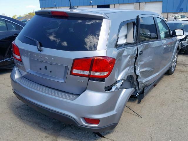 3C4PDDEG9KT687808 - 2019 DODGE JOURNEY GT SILVER photo 4