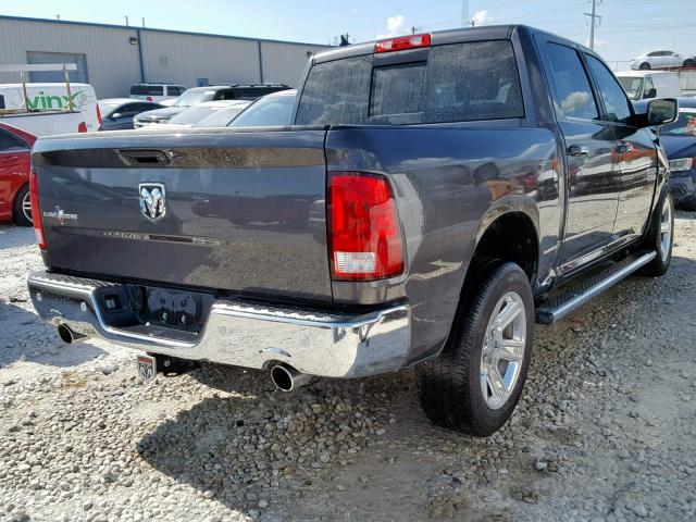 1C6RR6LT4JS211415 - 2018 RAM 1500 SLT GRAY photo 4