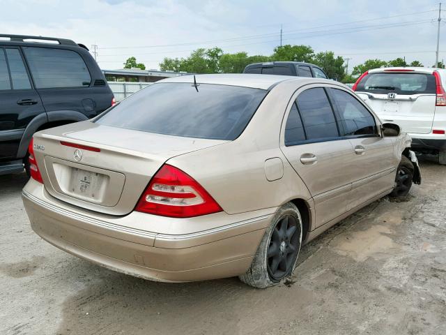 WDBRF61J12E009097 - 2002 MERCEDES-BENZ C 240 GOLD photo 4