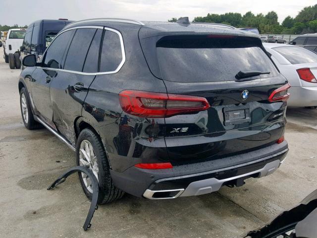 5UXCR6C52KLL05769 - 2019 BMW X5 XDRIVE4 BLACK photo 3