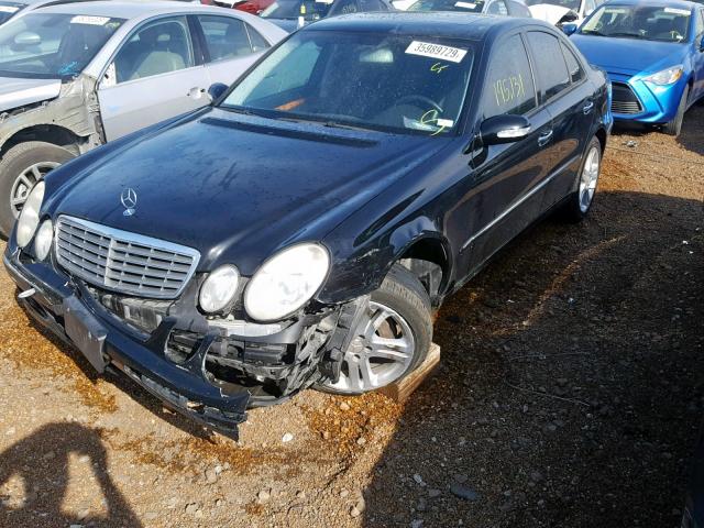 WDBUF56J26A833457 - 2006 MERCEDES-BENZ E 350 BLACK photo 2