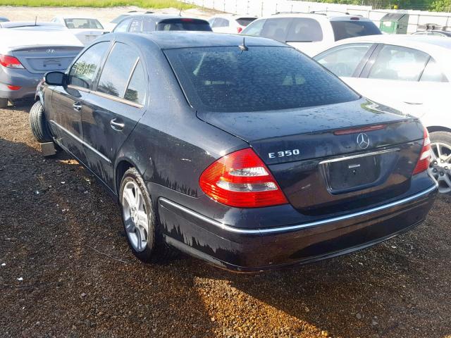 WDBUF56J26A833457 - 2006 MERCEDES-BENZ E 350 BLACK photo 3