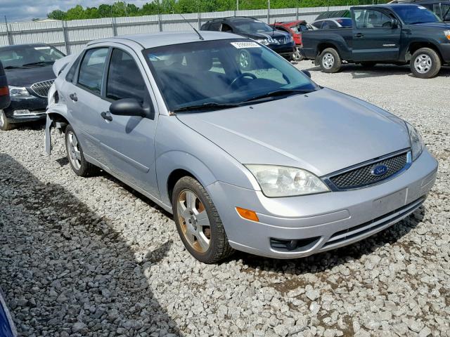 1FAHP34N87W299529 - 2007 FORD FOCUS ZX4 SILVER photo 1