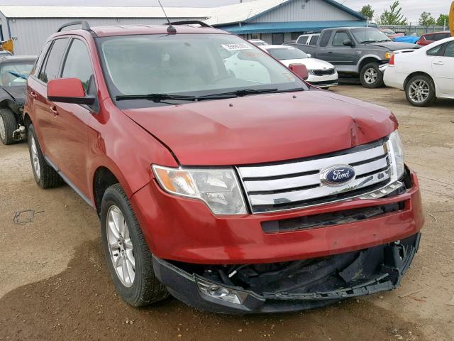 2FMDK48C59BB03715 - 2009 FORD EDGE SEL RED photo 1