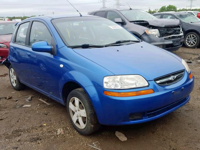 KL1TD66606B572741 - 2006 CHEVROLET AVEO BASE Көк фото 1