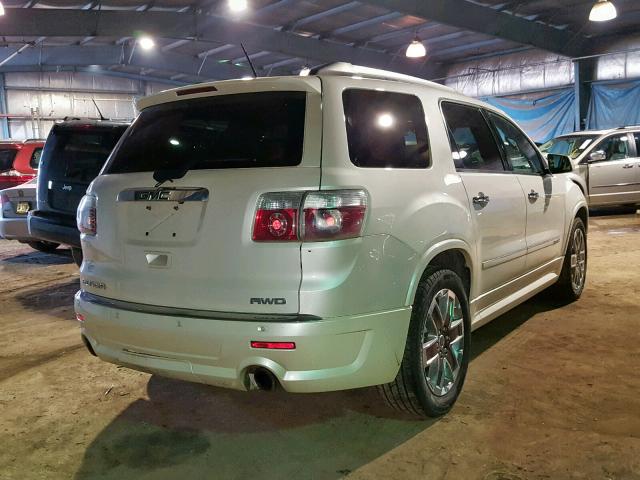 1GKKVTED0CJ257668 - 2012 GMC ACADIA DEN CREAM photo 4