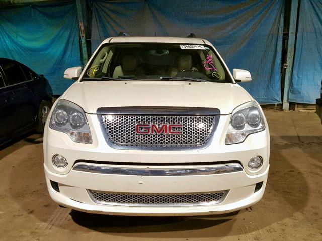 1GKKVTED0CJ257668 - 2012 GMC ACADIA DEN CREAM photo 9