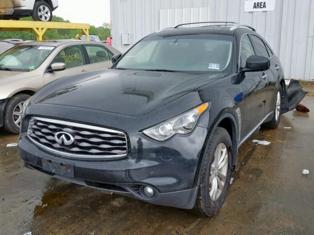 JN8AS1MW2AM854117 - 2010 INFINITI FX35 BLACK photo 2