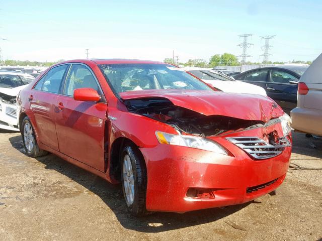 4T1BB46K68U060867 - 2008 TOYOTA CAMRY HYBR RED photo 1