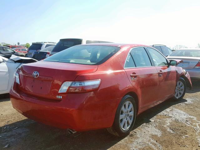 4T1BB46K68U060867 - 2008 TOYOTA CAMRY HYBR RED photo 4