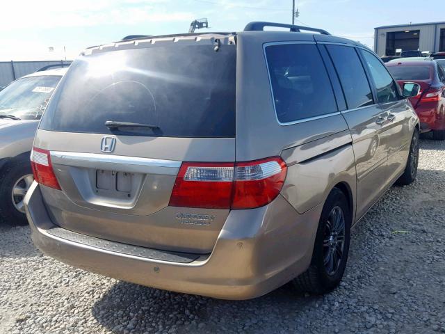 5FNRL38835B012081 - 2005 HONDA ODYSSEY TO GOLD photo 4