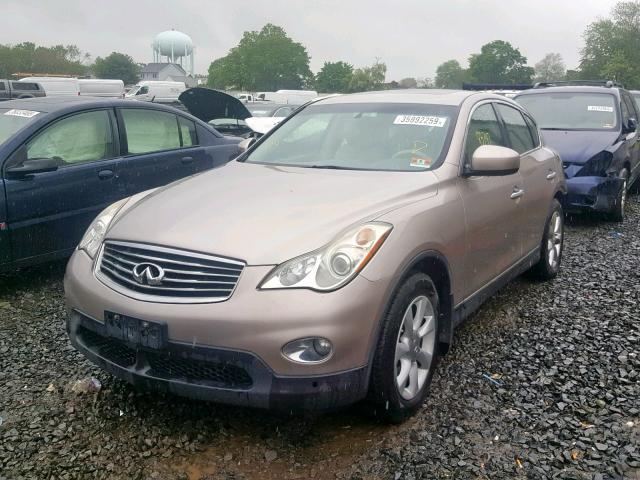 JNKAJ09F88M351072 - 2008 INFINITI EX35 BASE GRAY photo 2