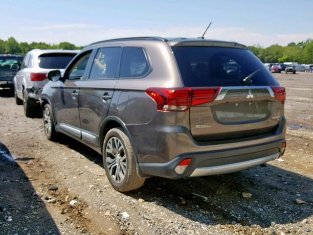 JA4AZ3A37GZ064265 - 2016 MITSUBISHI OUTLANDER BROWN photo 3