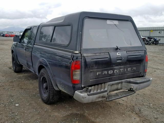 1N6DD26T13C433815 - 2003 NISSAN FRONTIER K BLACK photo 3