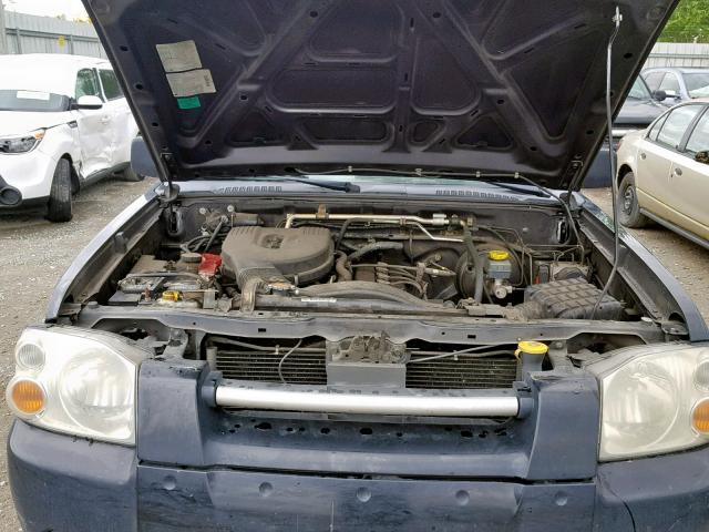 1N6DD26T13C433815 - 2003 NISSAN FRONTIER K BLACK photo 7