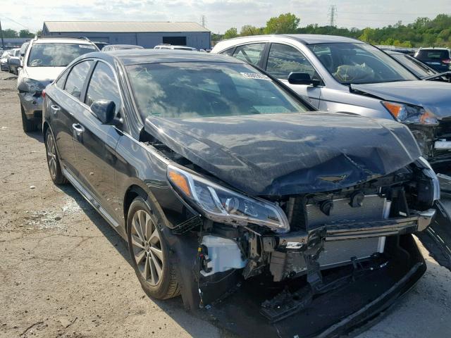 5NPE34AF6HH517468 - 2017 HYUNDAI SONATA SPO BLACK photo 1