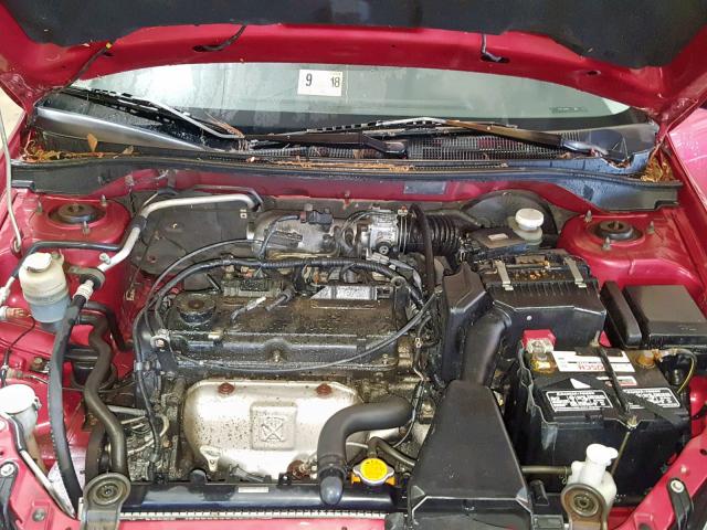 JA3AJ26E56U071386 - 2006 MITSUBISHI LANCER ES RED photo 7