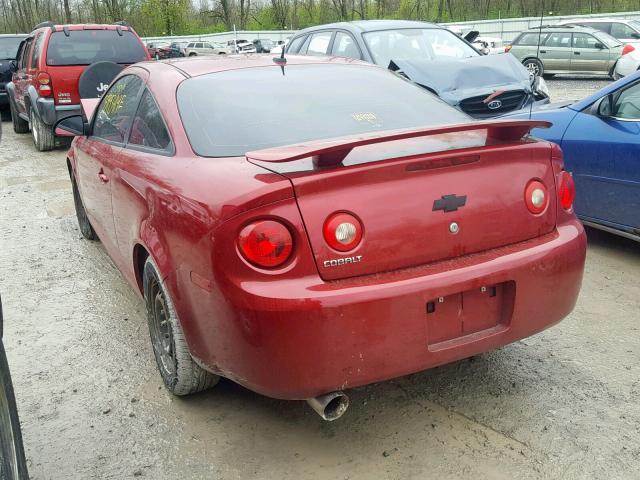 1G1AB1F59A7238020 - 2010 CHEVROLET COBALT LS RED photo 3