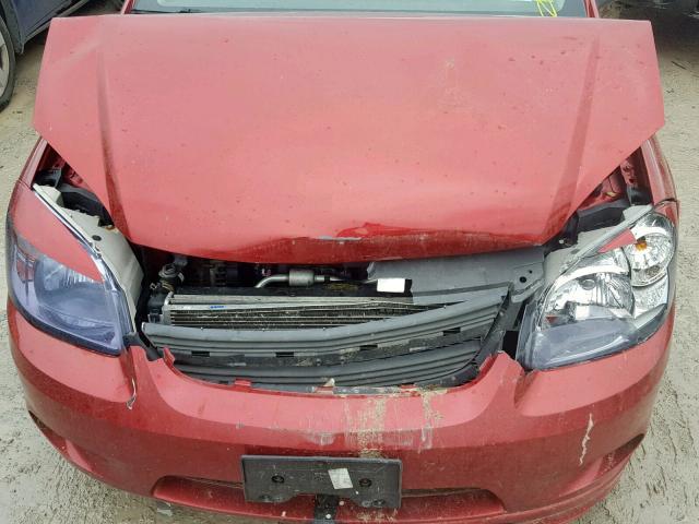 1G1AB1F59A7238020 - 2010 CHEVROLET COBALT LS RED photo 7