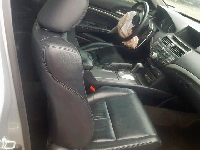 1HGCS2B86BA000721 - 2011 HONDA ACCORD EXL SILVER photo 5